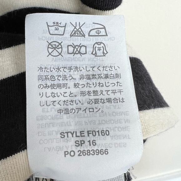 J. Crew Black and White Striped Midi Dress - Picture 8 of 11